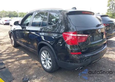 2017 BMW X3 Sdrive28I из США, поврежденный, VIN 5UXWZ7C30H0X43069